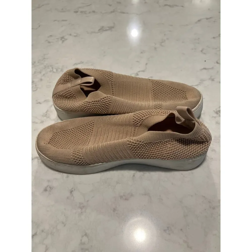 Steve Madden Women’s Beale Stretch Platform Upper‎ Slip On Shoes Size 7.5 Beige